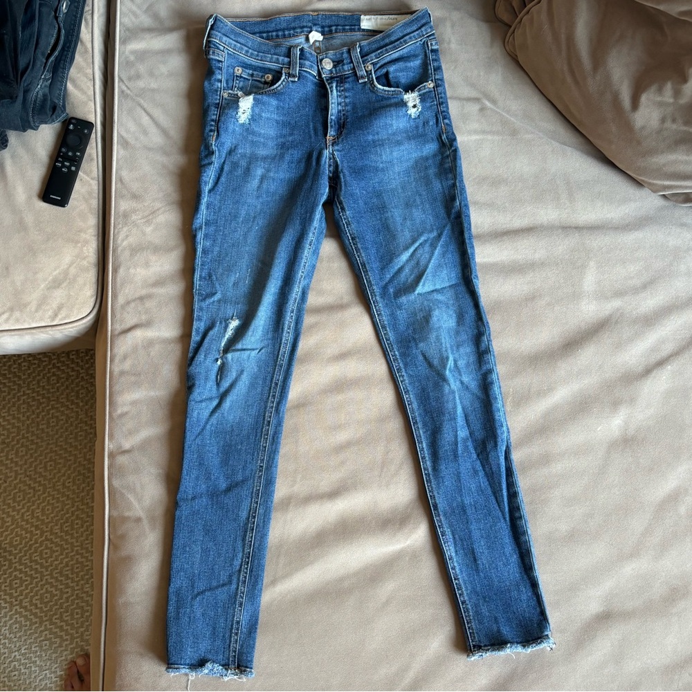 Rag & Bone distressed skinny jeans